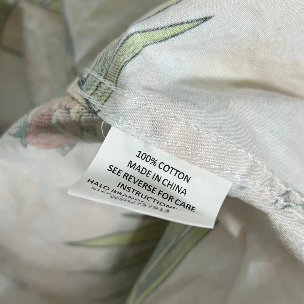 Patron Tequila Bottle Simply Perfect Button Down Beige Hawaiian Shirt Women's XL